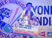Kunvalut Vitidsarn berhasil naik podium juara di turnamen India Open 2023