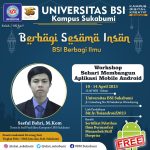 Workshop di Kegiatan Berbagi Sesama Insan Universitas BSI Sukabumi