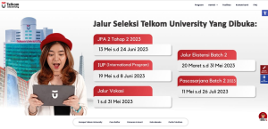 Website Pendaftaran Online Telkom University (Tel-U)
