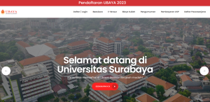 Website Pendaftaran Online Universitas Surabaya (UBAYA)