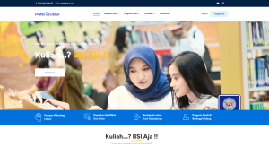 Website Pendaftaran Online Universitas BSI