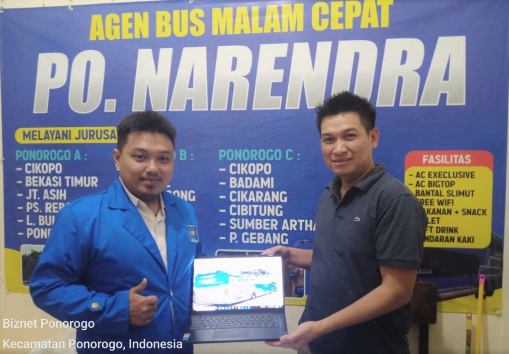 Peningkatan Layanan PO BUS dengan Aplikasi Website Karya Mahasiswa UBSI Sukabumi