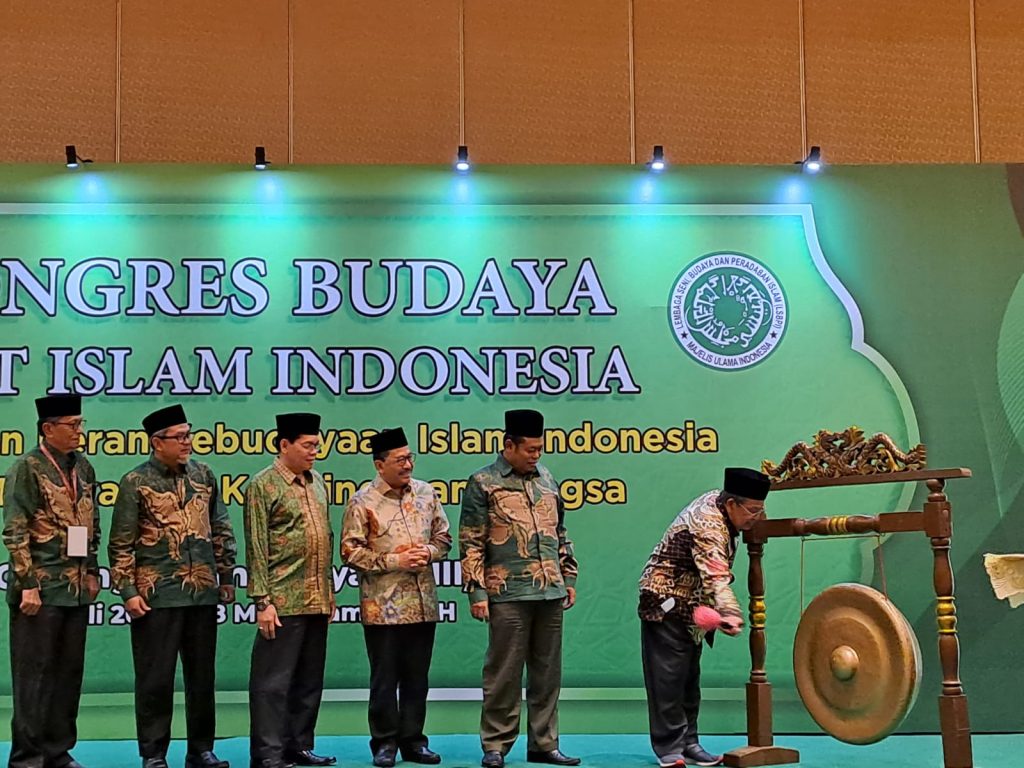 Kongres Budaya Umat Islam Indonesia Resmi Dibuka