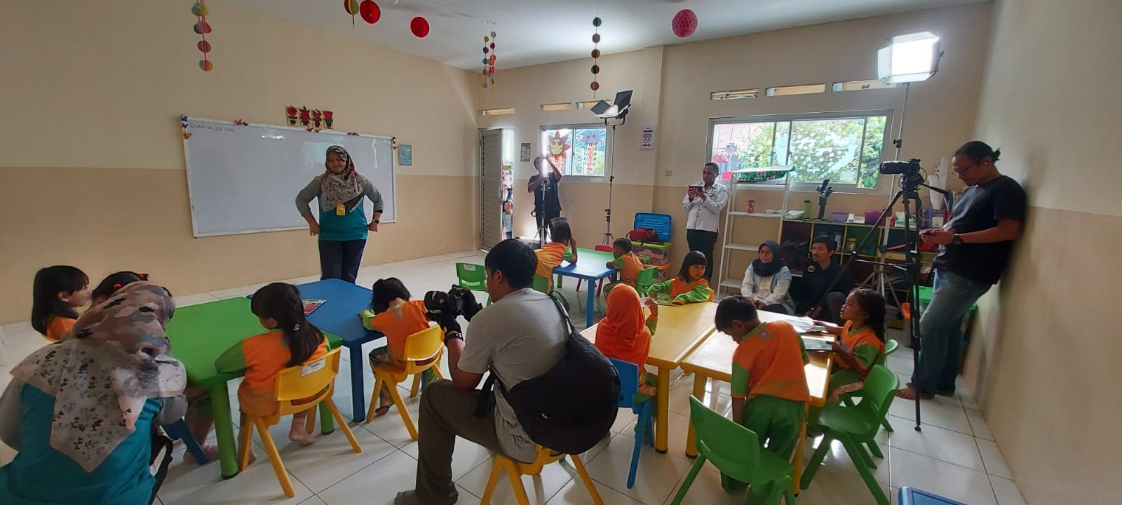 KB–TK Prestasi Global Terpilih  Jadi Lokasi Syuting Bahan Ajar PMM (Platform Merdeka Mengajar)
