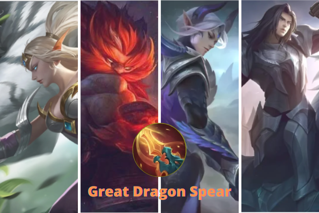 Hero Kuat yang Bagus Menggunakan Item Great Dragon Spear