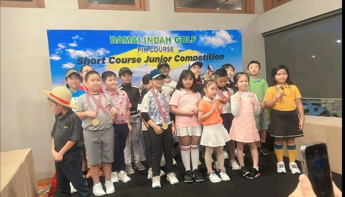 Siswa SD Prestasi Global Boyong 2 Juara Sekaligus pada Junior Golf Competition 2023