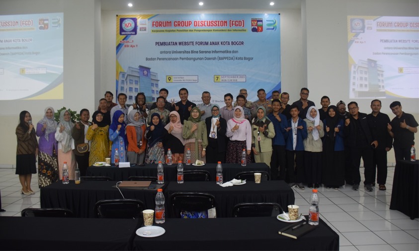 Universitas BSI Kampus Bogor bersama BAPPEDA adakan Forum Ramah Anak Kota Bogor