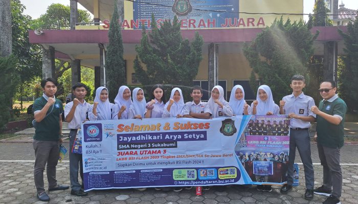 Siswa SMAN 3 Sukabumi Antusias Terima Beasiswa Kuliah di BSI