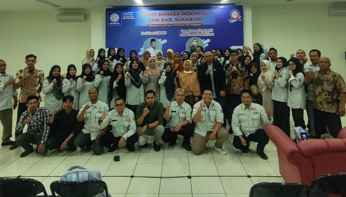 MGMP Bahasa Indonesia SMK Se-Sukabumi dan Universitas BSI Sukses Menggelar Seminar Pemanfaatan Teknologi AI