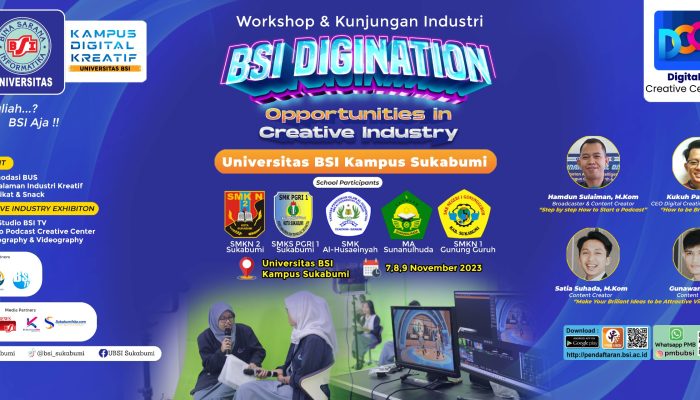 Memperkenalkan Dunia Industri Digital Kreatif Melalui Workshop dan Kunjungan Industry