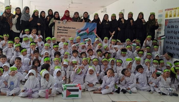 KB-TK Bosowa Bina Insani Galang Donasi untuk Anak-anak Palestina