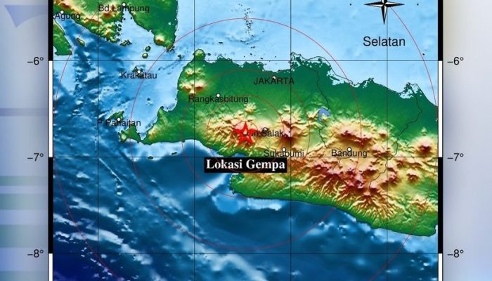 Gempa Magnitudo 4.6 Guncang Sukabumi, Warga Terpaksa Keluar Rumah
