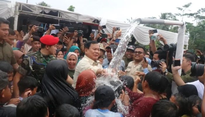 Menteri Pertahanan Resmikan Program Sumur Bor dan Pipanisasi di Daerah Jampang Kulon Sukabumi