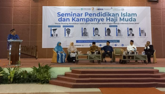 Ketua Dewan Pendidikan Kota Depok, Jelaskan Pendidikan Sekolah Islam Terpadu di Seminar Pendidikan Islam STEI SEBI 