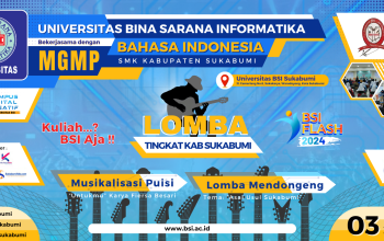Kolaborasi MGMP Bahasa Indonesia Kabupaten Sukabumi dengan Universitas BSI Sukabumi dalam BSI FLASH 2024