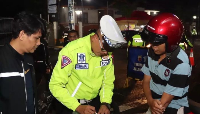Polres Sukabumi Kota Tindak Tegas Pelanggar Lalulintas, 19 Motor Berhasil Diamankan