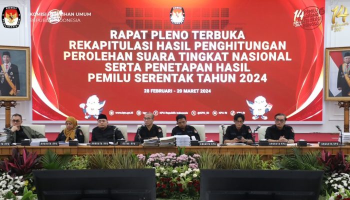 KPU Umumkan Pemenang Pilpres 2024, Prabowo-Gibran Raih Suara Tertinggi