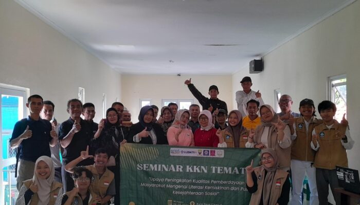 Mahasiswa KKN Tematik Berhasil Mengadakan Seminar Literasi Masyarakat Miskin & Pusat Kesejahteraan Sosial