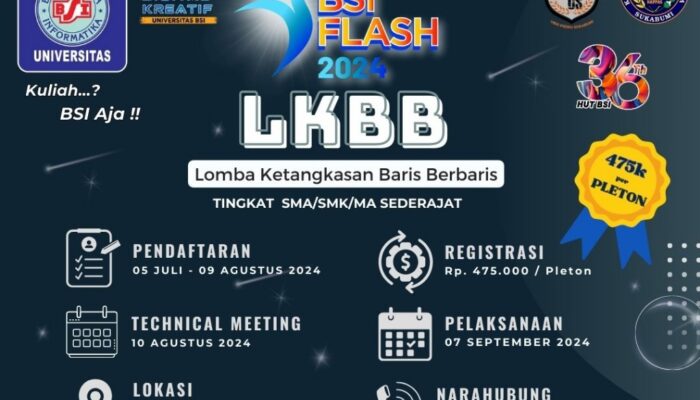 LKBB BSI Flash 2024, Tunjukkan Kehebatan Pasukanmu dan Raih Beasiswa Kuliah serta Hadiah Fantastis!