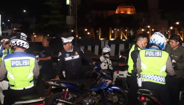 Polres Sukabumi Kota Giatkan KRYD 11 Motor dan 4 STNK Diamankan