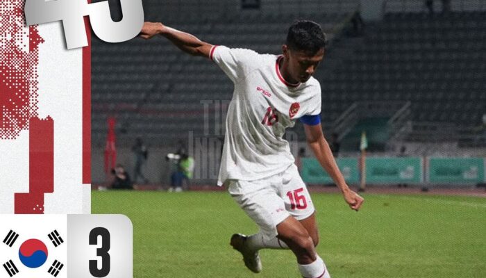 Timnas Indonesia U-20 Takluk dari Korea Selatan, Akhiri Seoul Earth On Us Cup dengan Kekalahan