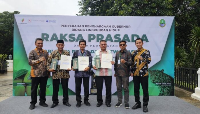 Tiga Penghargaan Bergengsi Diraih Oleh  DLH Kabupaten Sukabumi di Anugerah Raksa Prasada 2024