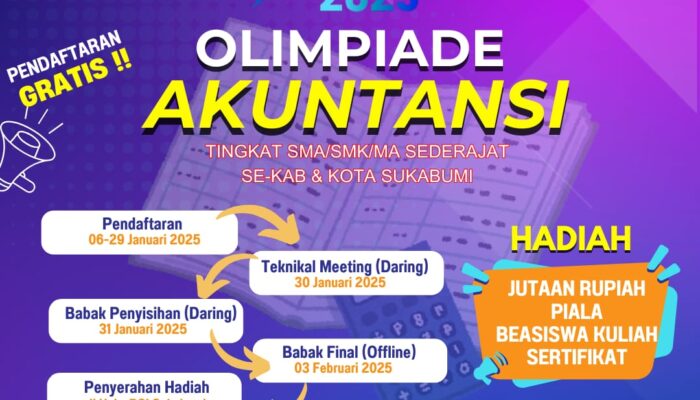 Hadiah Beasiswa dan Piala Bergilir Menanti! Daftar Olimpiade Akuntansi Universitas BSI Sukabumi Sekarang