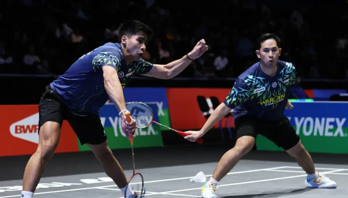 Sabar/Reza Gempur Liang/Wang, Lolos ke 16 Besar All England 2025!