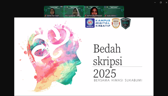 Strategi Sukses Skripsi! HIMASI UBSI Sukabumi Gelar Sosialisasi Online