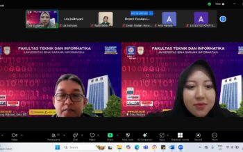 Suasana sosialisasi Tracer Study via Zoom
