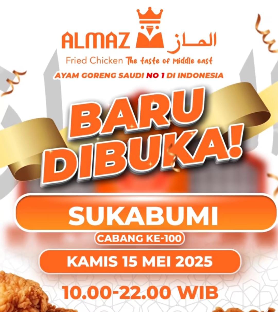 Grand Opening Almaz Fried Chicken