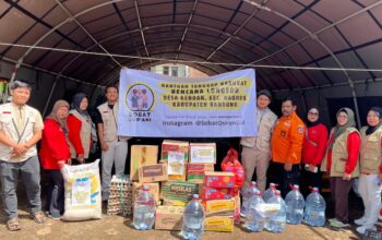 Cepat Tanggap! Komunitas Sobat Qurani Bantu Korban Longsor di Bandung