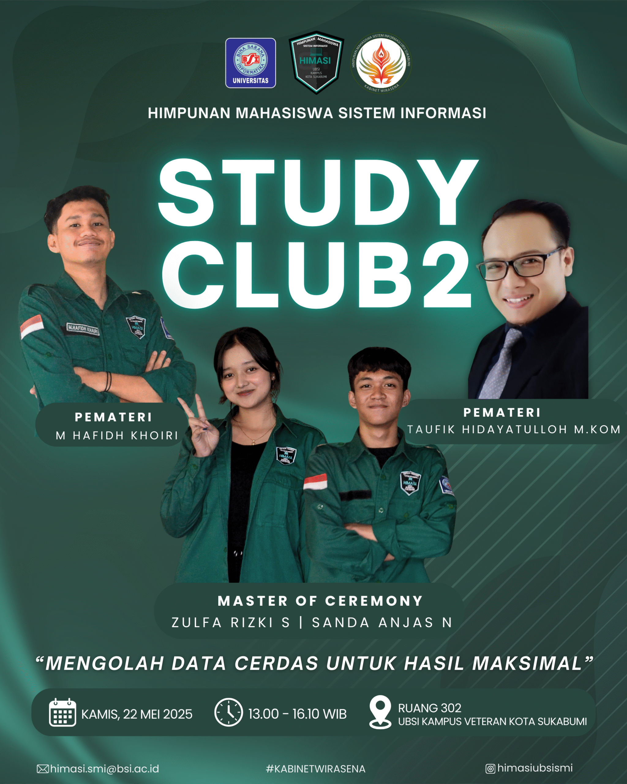 Study Club Kedua : Mengolah Data Cerdas untuk Hasil Maksimal