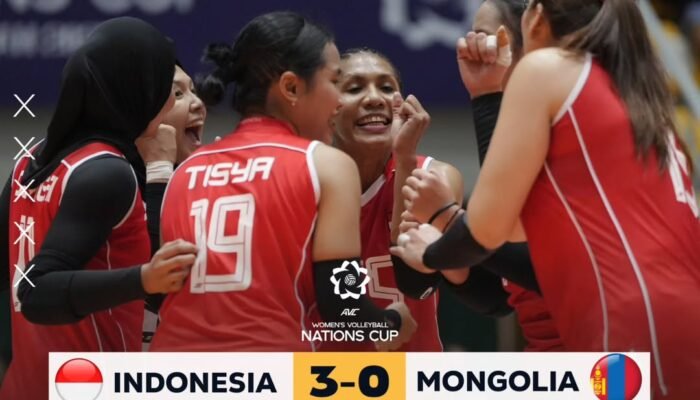 Timnas Voli Putri Indonesia Bangkit, Tumbangkan Mongolia 3-0 di AVC Nations Cup 2025