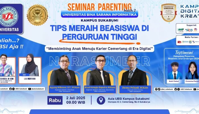 Seminar Parenting Batch 2 Kembali Digelar: Kupas Strategi Raih Beasiswa dan Sukses di Dunia Kuliah
