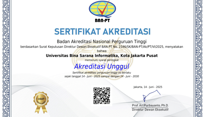 UBSI Raih Akreditasi Unggul, Prodi S1 Plus Akuntansi Buka Peluang Karier Lebih Luas