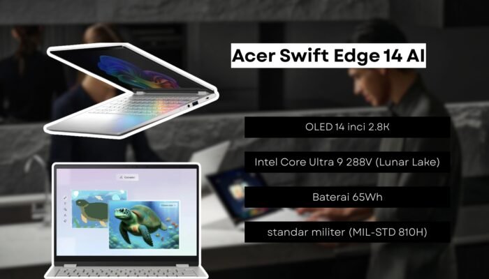 Acer Swift Edge 14 AI: Laptop Ultra-Ringan dan AI Revolusioner