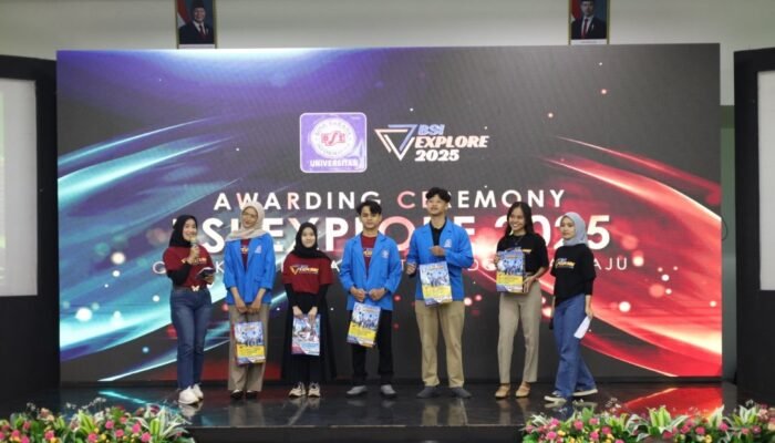 Mahasiswa UBSI Kampus Sukabumi Raih Tiga Penghargaan di Ajang BSI Explore 2025