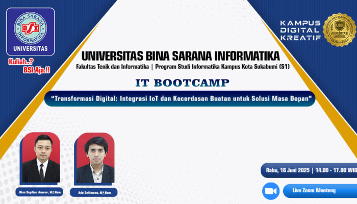 IoT & AI: Saatnya Mahasiswa Belajar, Bertransformasi, dan Berinovasi!