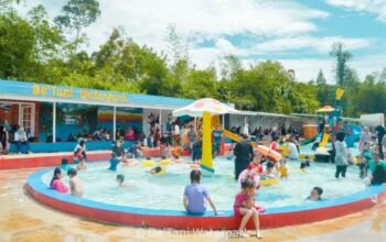 Wahana Air Anak di De’Tani Waterpark| Sumber: Facebook De'tani