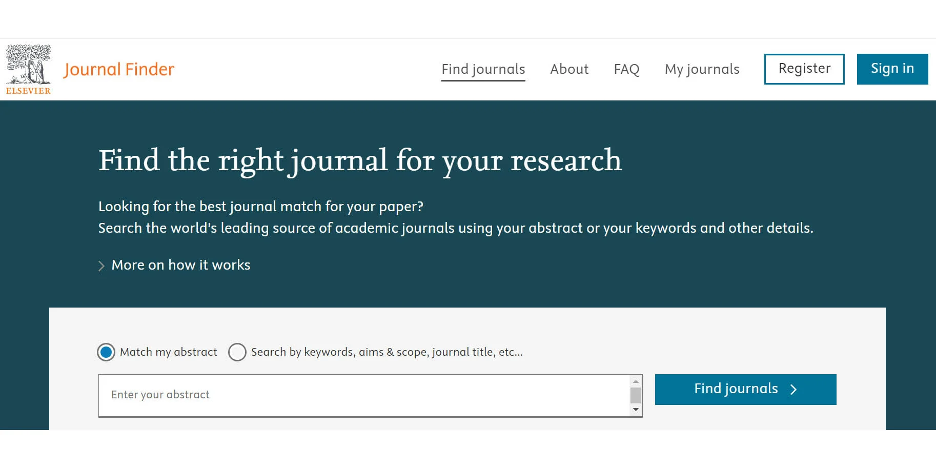 Journal Finder
