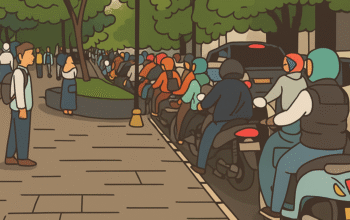 Kemacaetan Hari Pertama