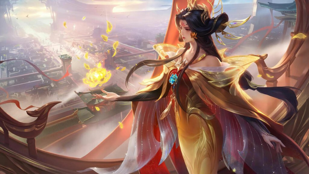 Moonton resmi merilis hero terbaru MLBB, Wu Zetian — yakni Mage pertama dengan serangan global di Land of Dawn | Sumber : ONE Esports