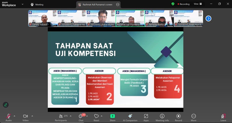 UBSI Sukabumi Gelar Workshop Pembekalan & Sertifikasi Analis Program untuk Mahasiswa Informatika | Doc. Istimewa