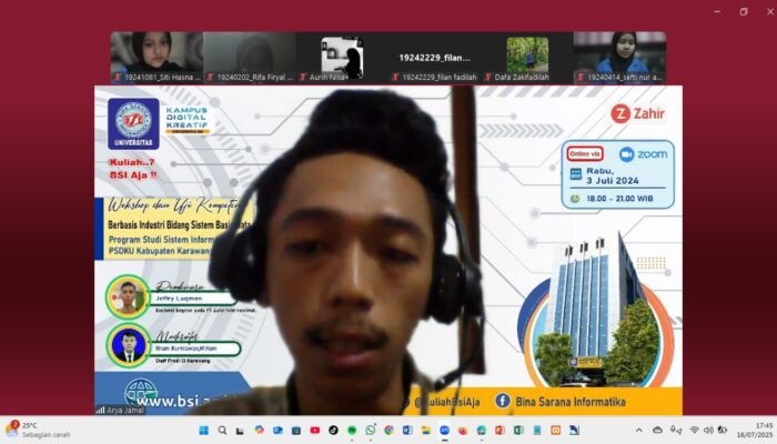 Hadapi Tantangan Industri! Mahasiswa Universitas BSI Sukabumi Jalani Uji Kompetensi Sistem Basis Data