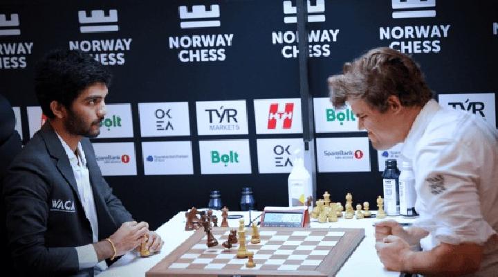 Gukesh Dommaraju Buat Sejarah Kalahkan Magnus Carlsen di Norway Chess 1 Juni 2025 | Sumber : Chess.com