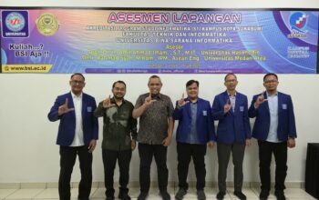 Program Studi Informatika UBSI Sukabumi Raih Peringkat Akreditasi Unggul dari LAM INFOKOM | Doc. Istimewa