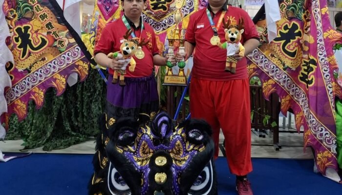 Mahasiswa UBSI Raih Juara 1 Barongsai Tradisional pada Fornas VIII NTB 2025
