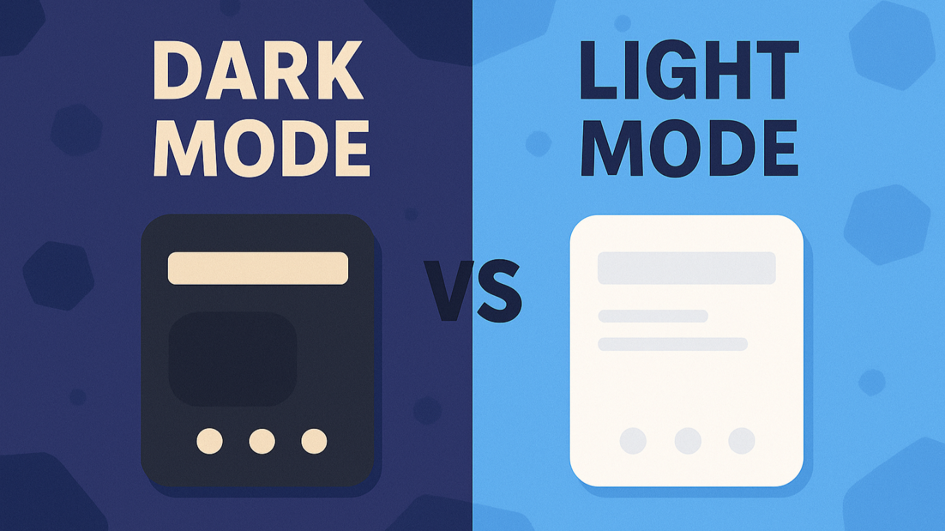dark mode vs light mode