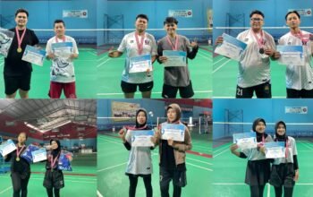 Inilah Para Juara One Day Tournament Bulutangkis Ganda Putra dan Putri| Doc.Istimewa